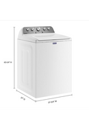 Maytag-MVW5035MW 5.2 cu.ft Top Load Washer with Extra Power