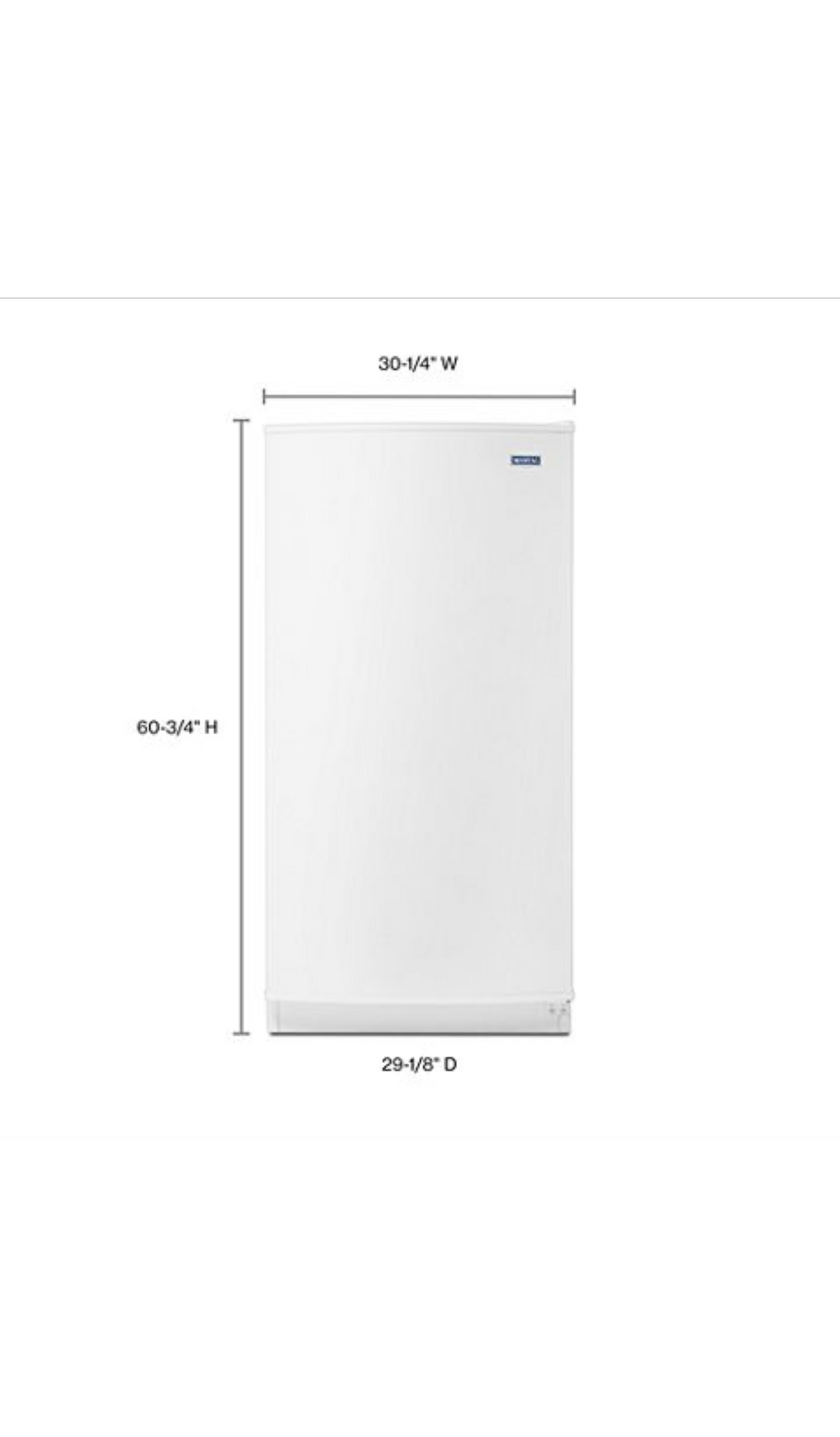 Maytag-MZF34X16DW 16Cu.Ft Upright Freezer