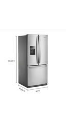 Whirlpool-30" French Door 20 cu. ft. WRF560SEHZ