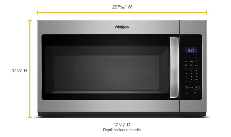 YWMH31017HZ-1.7 cu. ft. Microwave Hood Combination- Whirlpool