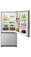 Whirlpool WRB329RFBM 19 cu. ft. Bottom-Freezer Refrigerator with Freezer Drawer