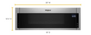 YWML75011HZ 1.1 cu. ft. Low Profile Microwave Hood Combination- Whirlpool (Discontinued)