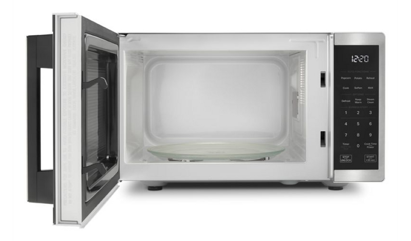 Whirlpool - WMCS3019RS 0.9 cu. ft. Stainless Steel Countertop Microwave With Steam Clean - 900 watt