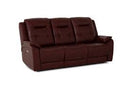 Valour Power Reclining Sofa(41024) Leather Garnet