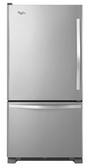 Whirlpool- WRB329LFBM- 19 cu. ft. Bottom-Freezer Refrigerator with Freezer Drawer