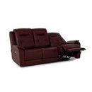 Valour Power Reclining Sofa(41024) Leather Garnet