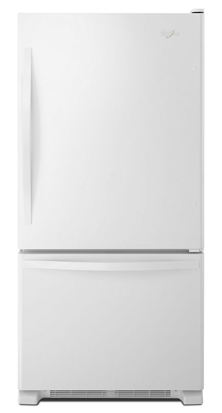 Whirlpool WRB329DFBW 19 cu. ft. Bottom-Freezer Refrigerator with Freezer Drawer
