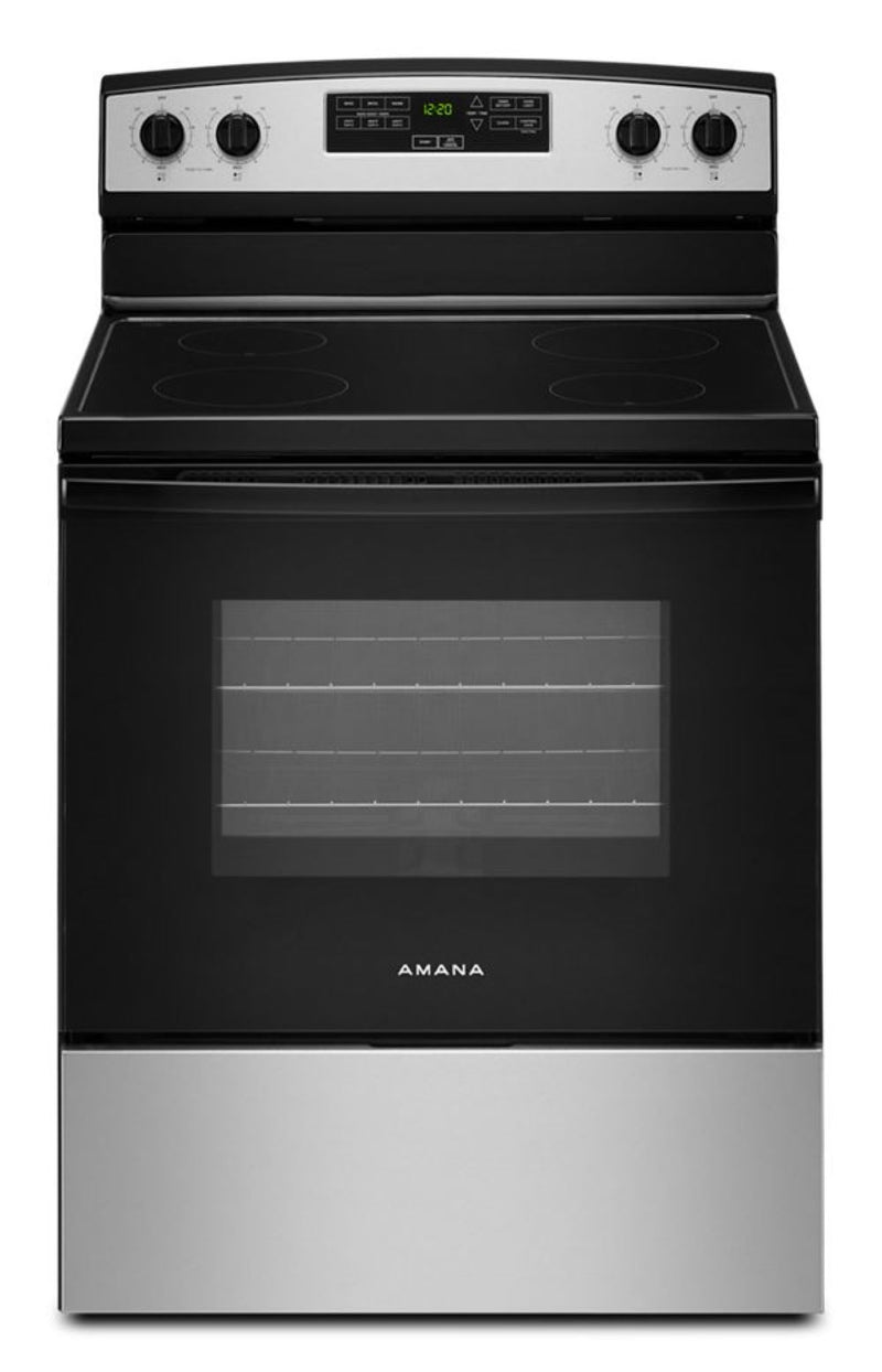 Amana- YAER6203MSS 30-inch Amana® Electric Range with Extra-Large Oven Window