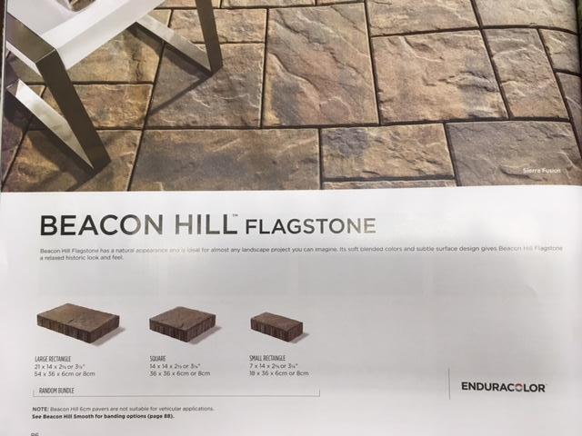 Unilock - Beacon Hill Flagstone and smooth 6cm and 8cm