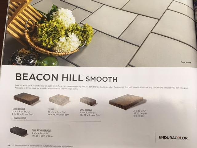Unilock - Beacon Hill Flagstone and smooth 6cm and 8cm
