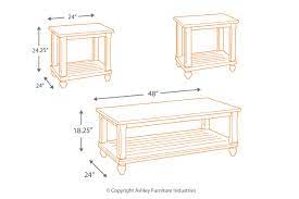 Mallacar Coffee Table Set (T145-13)Ashley Furniture