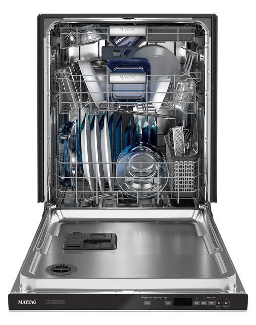 Maytag-MDB9959SKZ Top control dishwasher with Third Level Rack and Dual Power Filtration