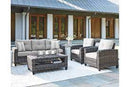 Cloverbrooke 4-Piece Outdoor Conversation Set (P334-081) Ashley Furniture