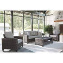 Cloverbrooke 4-Piece Outdoor Conversation Set (P334-081) Ashley Furniture