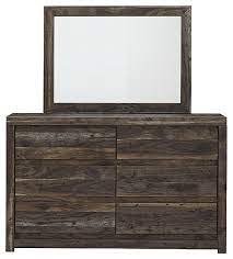 Vay Bay Six Drawer Dresser and Mirror (B7011-31/B7011-36) Ashley Furniture