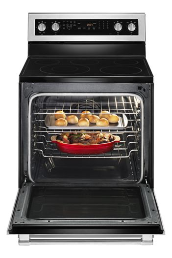 Maytag-YMER8800F 30-inch Wide Electric Range with True Convection 6.4 CU. FT