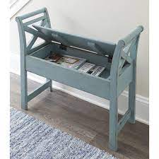 Heron Ridge Accent Bench Blue (A4000035) Ashley Furniture