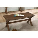 Live Edge Occasional Tables Oak Finish-5020