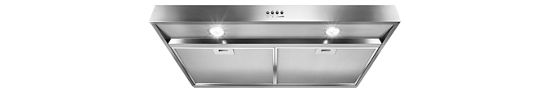 Whirlpool-WVU37UC0FS 30" Range Hood with Dishwasher-Safe Full-Width Grease Filters