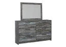 Baystorm Six Drawer Dresser and Mirror (B221-31/B221-35) Ashley Furniture